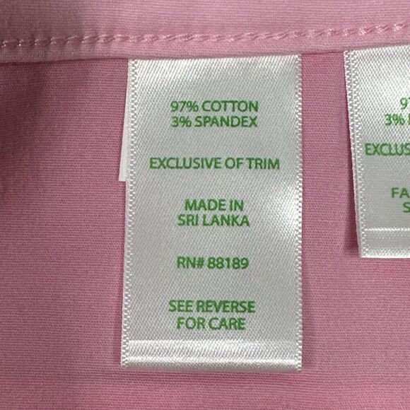 Lilly Pulitzer Alessi Stretch Shorts Size 14 Pink Blossom‎ High Rise NWT $78 - Picture 7 of 9